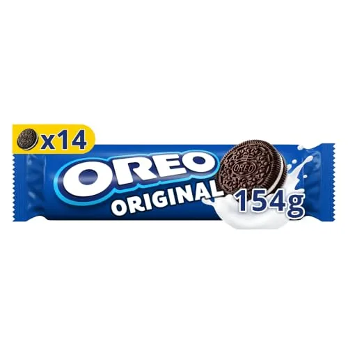 Oreo ▫️ Bolachas Original recheadas com sabor a baunilha, embalagem de 16 x 154 g 2