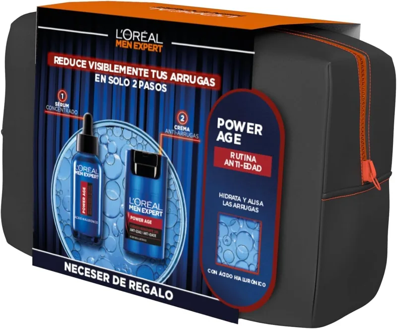 L'Oreal Paris ▫️ L'Oréal Paris Men Expert Power Age - Rotina com Creme + Soro Concentrado