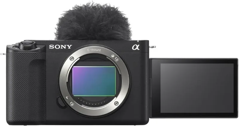 Sony ▫️ ZV-E1, câmara mirrorless full-frame para vlogging com objetivo intercambiável (compacta e leve, 4K 60p, 12,2 MP, sistema de estabilização de 5 eixos e digital, bateria de grande autonomia)