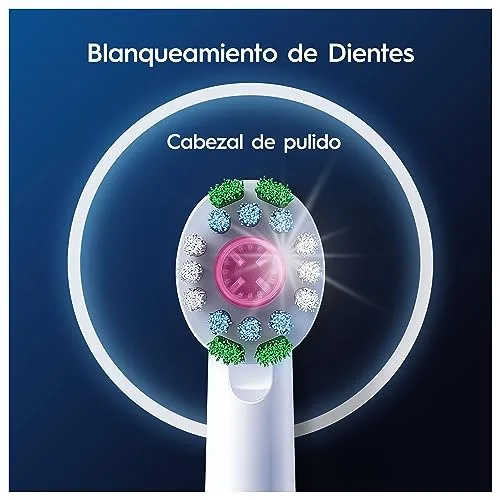 Oral-B ▫️ 3D White - Cabeças de escova de substituição originais, brancas, embalagem de 8 4