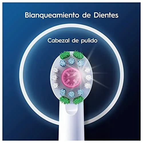Oral-B ▫️ 3D White - Cabeças de escova de substituição originais, brancas, embalagem de 10 3