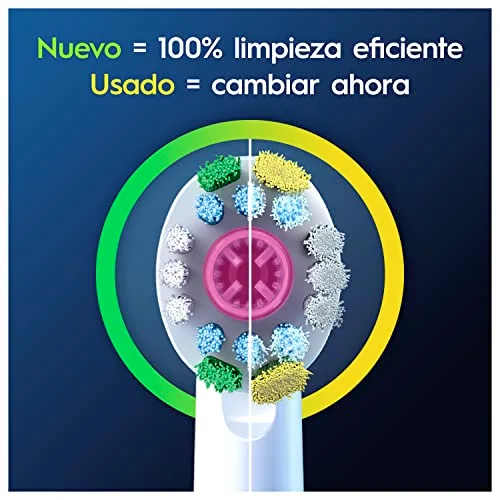 Oral-B ▫️ 3D White - Cabeças de escova de substituição originais, brancas, embalagem de 10 4