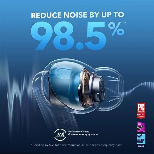 Soundcore ▫️ Auscultadores Bluetooth Liberty 4 NC da Anker, 50 h 2
