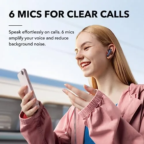Soundcore ▫️ Auscultadores Bluetooth Liberty 4 NC da Anker, 50 h 6