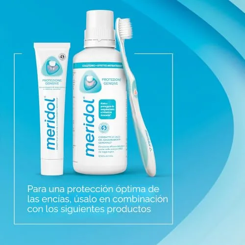 Meridol ▫️ escova de dentes para proteção das gengivas, suave 5