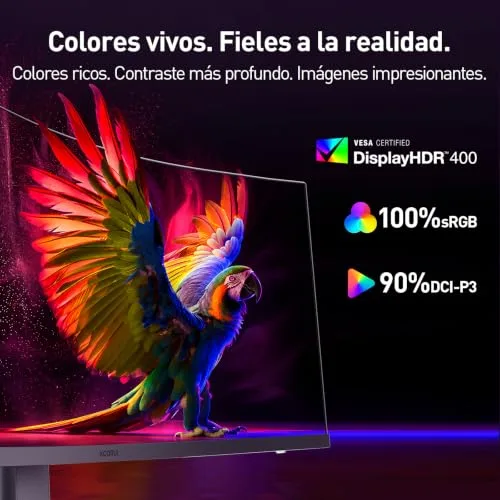 KOORUI ▫️ Monitor de jogos de 34 polegadas, curvo, 200 Hz, WQHD, HDR400, PIP, PBP, HDMI/DP 4