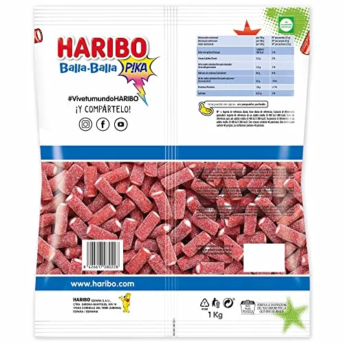 HARIBO ▫️ BALLA BALLA MORANGO PICADO 1 x 1 kg 2
