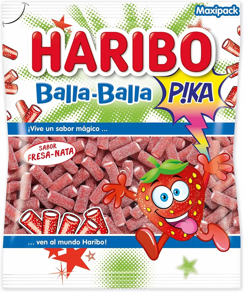 HARIBO ▫️ BALLA BALLA MORANGO PICADO 1 x 1 kg