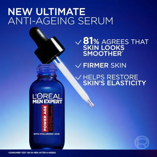 L'Oreal Paris ▫️ L'Oréal Paris Men Expert Power Age Sérum com ácido hialurónico, 30 ml 5