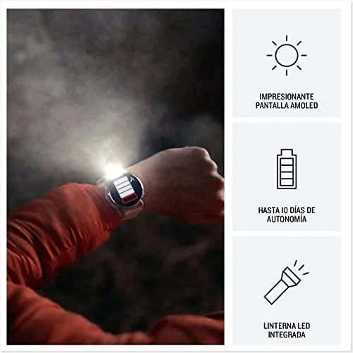Garmin ▫️ EPIX 2, relógio GPS multidesportivo com ecrã tátil AMOLED, funcionalidades avançadas, monitorização da frequência cardíaca, mapas e música, TU EU 3