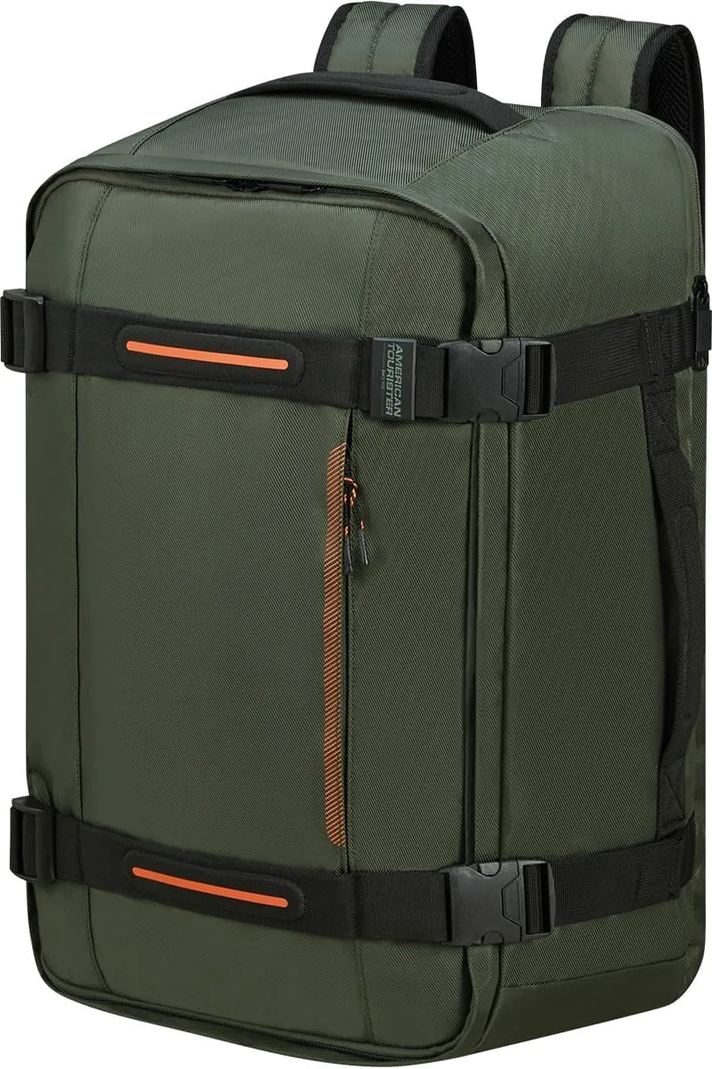 American Tourister ▫️ Urban Track - Mala de cabine Ryanair 25 x 20 x 40 cm, 24,5 L, 0,50 kg, Bagagem de mão, Mochila de avião S Underseater, Grün (Dark Khaki)