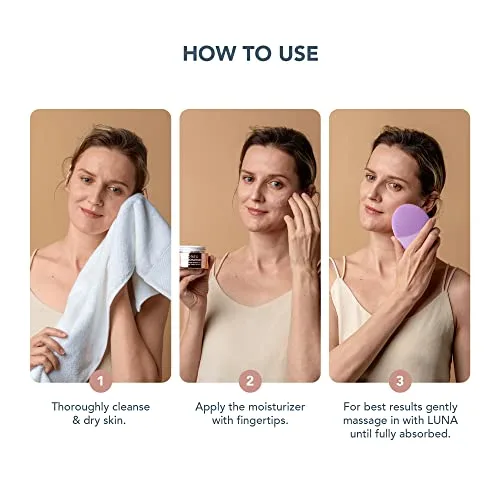 FOREO ▫️ SUPERCHARGED Creme Hidratante Facial de Tripla Ação HA+PGA - Creme Hidratante Facial para Mulher - Contorno dos Olhos - Ácido Hialurónico - Vitamina E - Vegano - Creme Facial para Homem - Cuidados da Pele - 50 ml 5