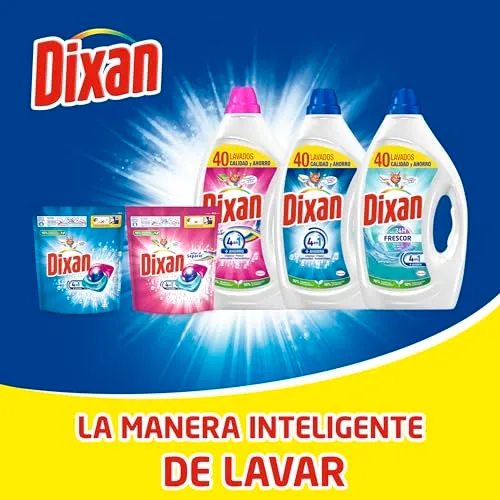 Dixan ▫️ Trio Caps Total 4 em 1, Detergente em cápsulas para máquina de lavar roupa, 34D 6