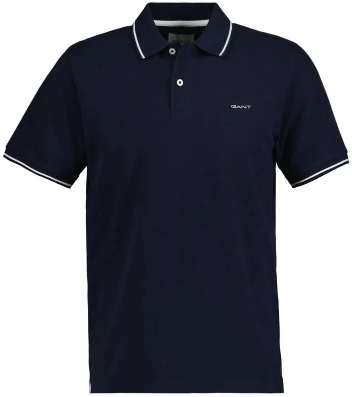 GANT ▫️ Camisa Polo Tipping SS Pique para Homem