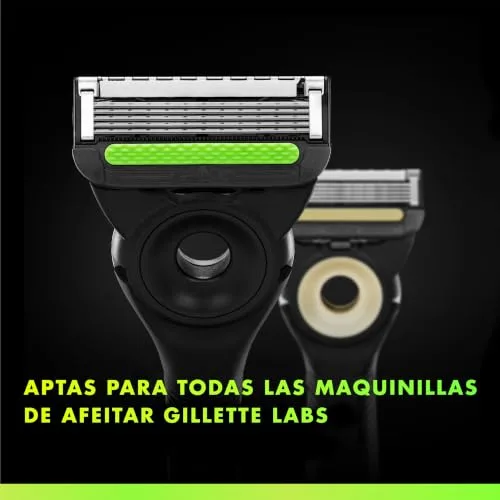 Gillette ▫️ Labs Lâminas de barbear para homem, embalagem de 12 4