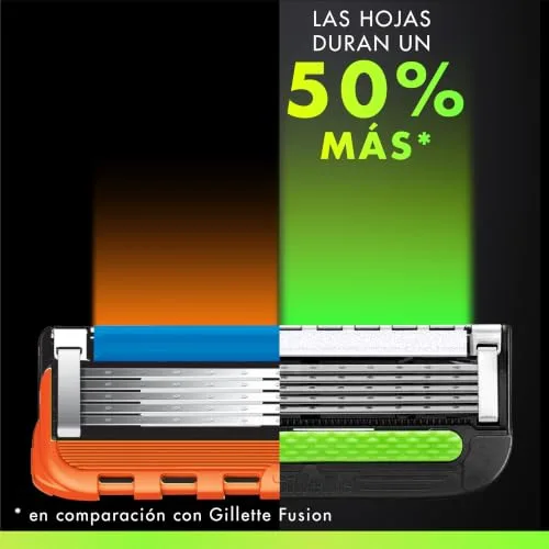 Gillette ▫️ Labs Lâminas de barbear para homem, embalagem de 12 5