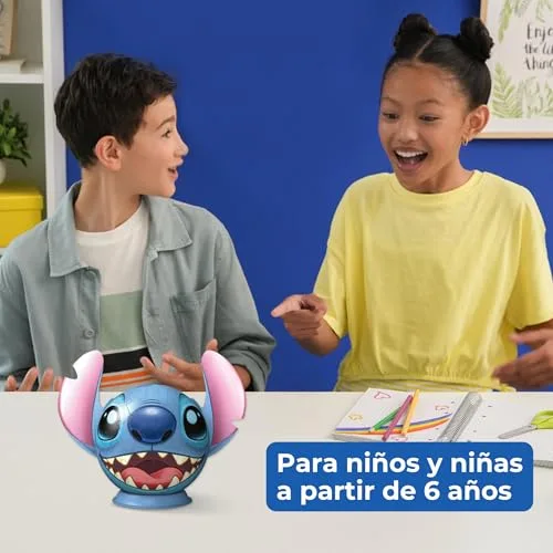 Ravensburger ▫️ Puzzle 3D «Stitch com Orelhas», 77 peças, a partir dos 6 anos 5