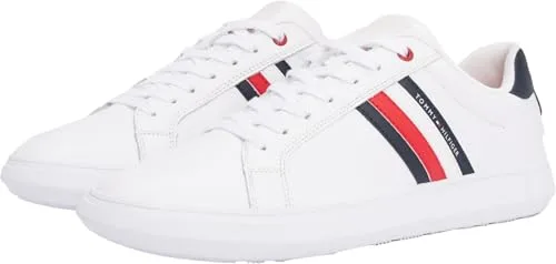 Tommy Hilfiger ▫️ Essential Leather Cupsole Fm0fm04921 Ténis com sola Cupsole para homem 4