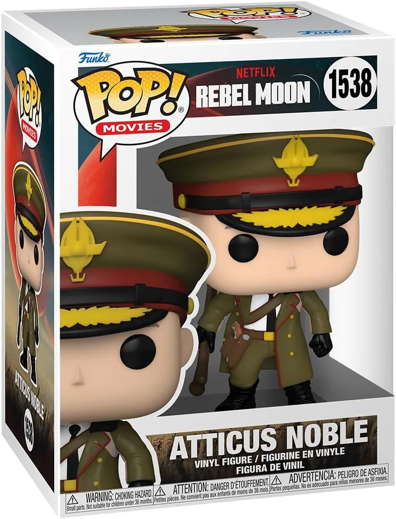 Funko ▫️ Pop! Filmes: Lua Rebelde - Atticus Noble - Figura de Vinil Colecionável - Ideia para Prenda - Mercadoria Oficial - Brinquedos para Crianças e Adultos - Fãs de Filmes - Bonecas Coleccionáveis