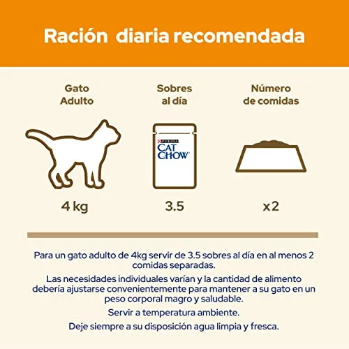 Purina Cat Chow ▫️ Cat Chow Ração Húmida Ração húmida para gatos 26x85 g 5