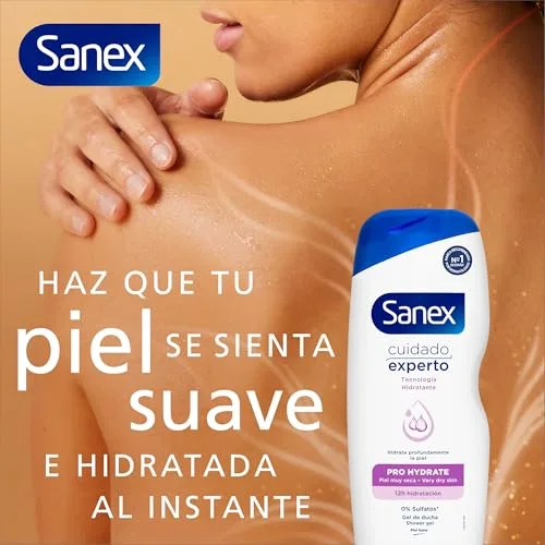 Sanex ▫️ Cuidado Experto Pro Hydrate, Gel de Banho, Embalagem de 4 x 600 ml 4