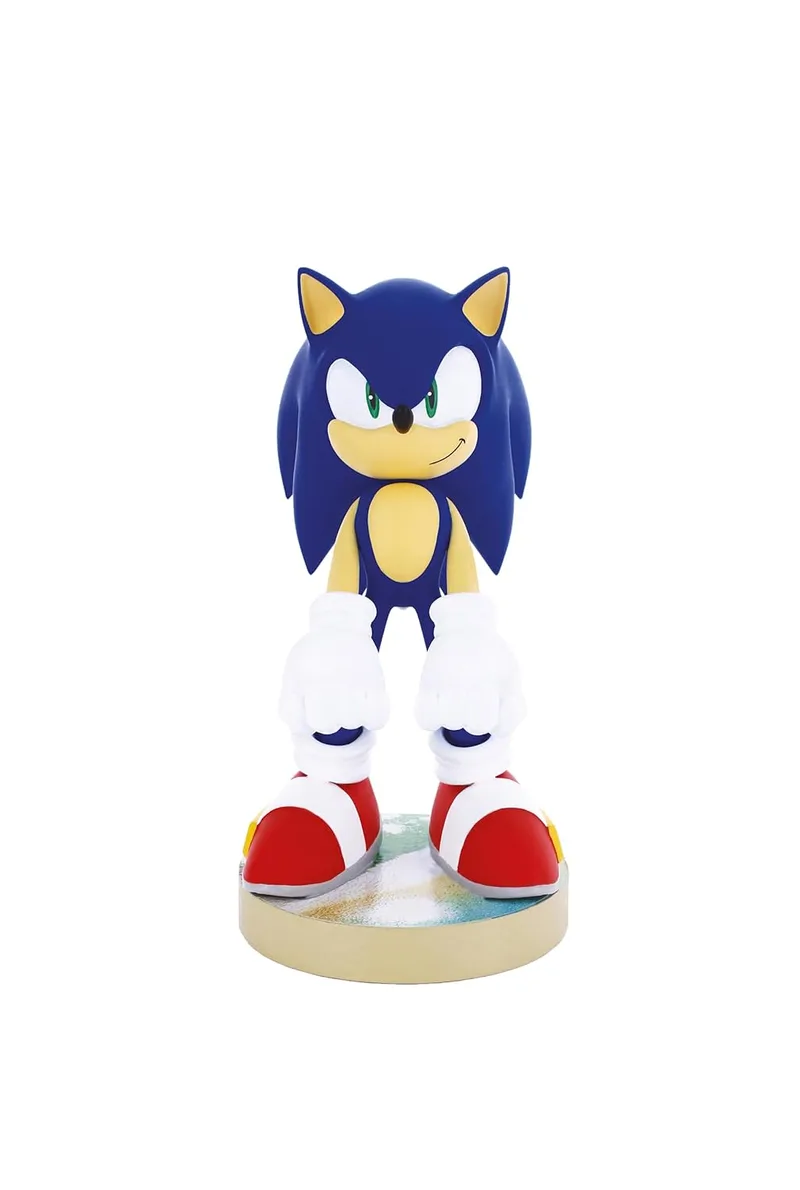 Cableguys ▫️ Modern Sonic Mobile & Controller Stand - Figuras de Mobile & Controller Stand, Compatível com Xbox, PlayStation e a maioria dos controladores padrão, Acessórios de Secretária para Instalação de Jogos