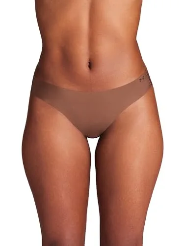 Under Armour ▫️ Conjunto de 3 tangas invisíveis Pure Stretch para mulher – Ajuste sem costuras, sem marcas, ultraleve, conforto durante todo o dia 2