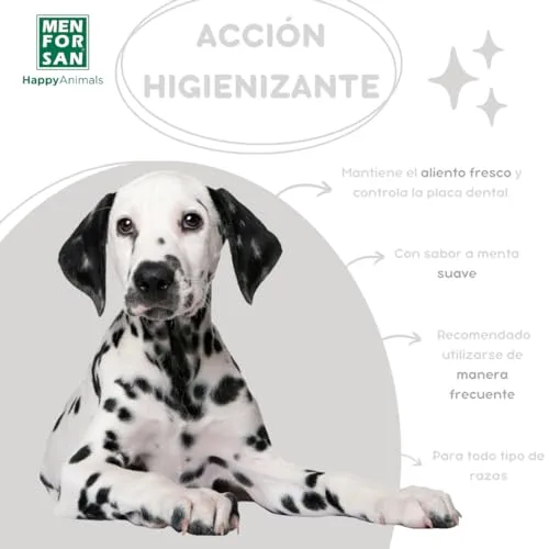 MENFORSAN ▫️ Gel dentário para cães | Gel dentário natural | Hálito fresco | Controla a placa dentária | Sabor a menta | Inclui um dedal de oferta | 60 ml 4