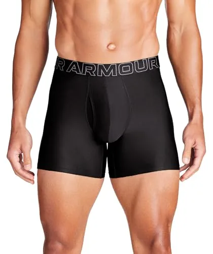 Under Armour ▫️ UA Performance Tech - Solid 6 em embalagem de 3, Taupe Dusk Roupa interior para homem (Embalagem de 3) 3
