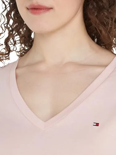 Tommy Hilfiger ▫️ Modern Regular V-nk SS Ww0ww39781 Camisolas de malha de manga curta para mulher 3