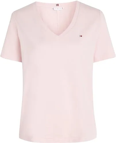 Tommy Hilfiger ▫️ Modern Regular V-nk SS Ww0ww39781 Camisolas de malha de manga curta para mulher 5