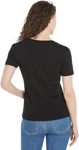 Tommy Hilfiger ▫️ Camiseta de manga curta para mulher New Slim Cody com decote em V 2