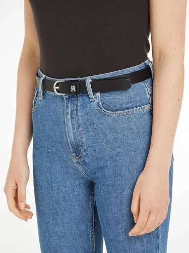 Tommy Hilfiger ▫️ Cinto de pele para mulher Essential Effortless 2.5 3