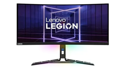 Lenovo ▫️ Legion Y34wz-30 - Monitor curvo de 34'' UWQHD com EyeSafe (VA, 165 Hz, 1 ms, HDMI + DP + USB-C, FreeSync Premium Pro, altifalantes) Ajuste de inclinação/altura/rotação - Preto 2