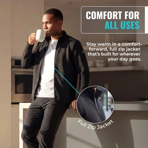 Skechers ▫️ Casaco Otomana com capuz, sem capuz, casaco de forro polar para homem (conjunto de 1) 3