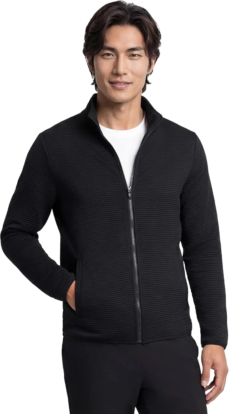 Skechers ▫️ Casaco Otomana com capuz, sem capuz, casaco de forro polar para homem (conjunto de 1)
