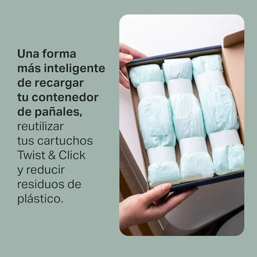 Tommee Tippee ▫️ Sacos de recarga para o cesto de fraldas Twist & Click 3