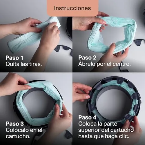 Tommee Tippee ▫️ Sacos de recarga para o cesto de fraldas Twist & Click 6
