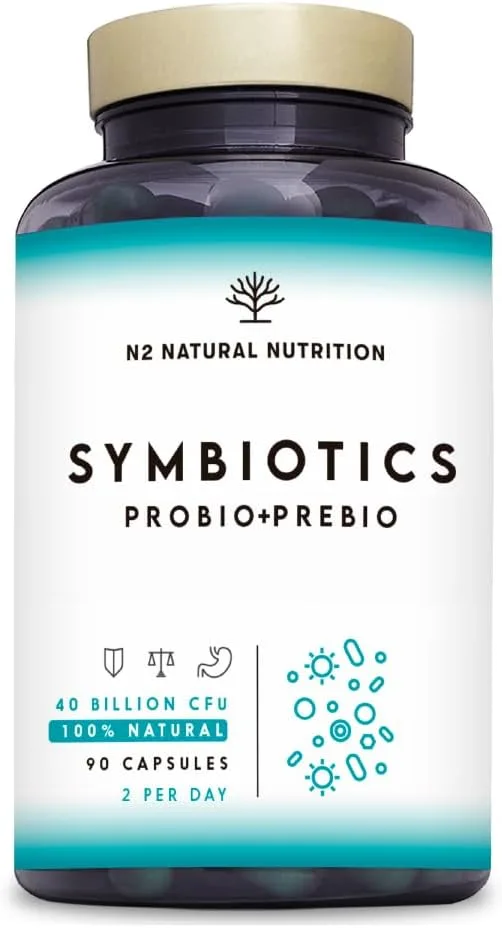N2 Natural Nutrition ▫️ Probióticos + Prebióticos. 45 dias de tratamento. 40 mil milhões de bactérias probióticas. Distúrbios digestivos. Com Inulina. Probióticos Intestinais Naturais. CE. N2 Nutrição Natural