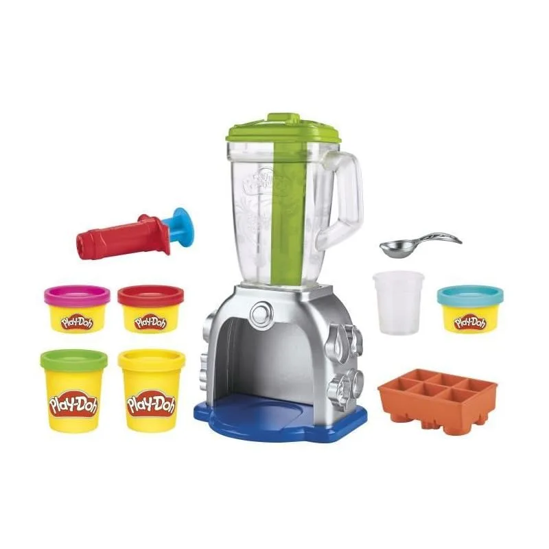 Play-Doh ▫️ Hasbro Swirlin’ Smoothies, Batedeira de Brincar para Meninos e Meninas a partir dos 3 Anos, Jogos de Cozinha, Trabalhos Manuais Criativos 4