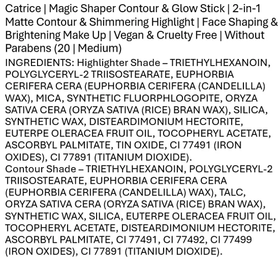 Catrice Cosmetics ▫️ Catrice Barra Magic Shaper Contour & Glow, acabamento natural e definição (9 g) 5