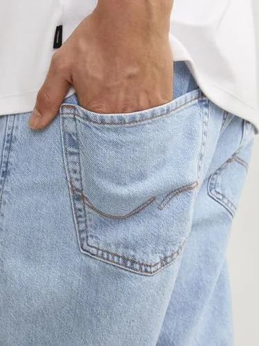 JACK & JONES ▫️ Jjieddie Jjoriginal Sq 738 - Calças de ganga para homem 6