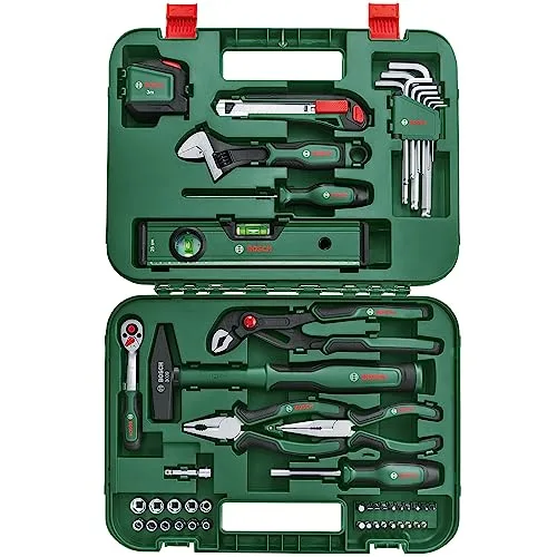 Bosch ▫️ Conjunto de ferramentas manuais avançadas 52 peças 2