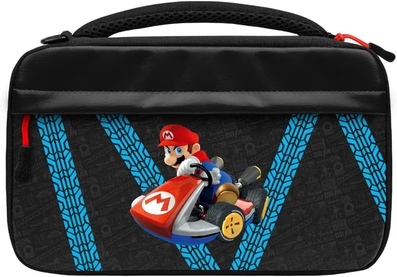PDP ▫️ Capa Messenger GLOW Mario Kart Drift para Nintendo Switch
