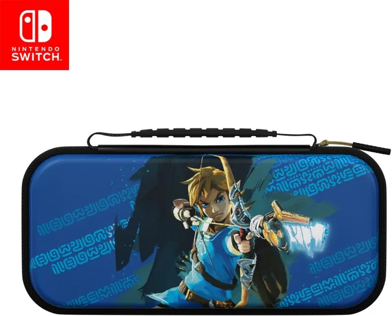 PDP ▫️ Estojo de viagem Plus GLOW Link Hero Travel Case para Nintendo Switch