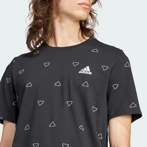 adidas ▫️ Camisola com estampado e monograma da coleção Seasonal Essentials para homem 6