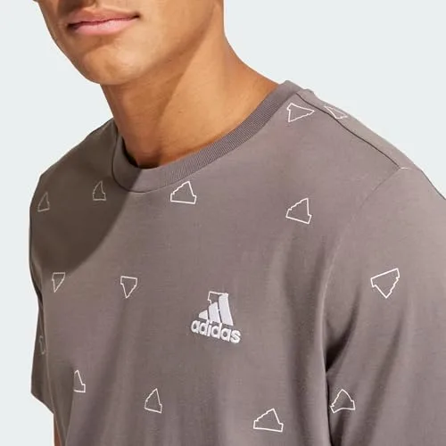 adidas ▫️ Camisola com estampado e monograma da coleção Seasonal Essentials para homem 5