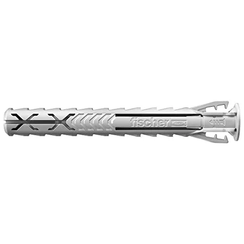 fischer ▫️ 568108 SX Plus - Bucha de expansão SX Plus 8x65, caixa com 50 buchas de nylon, buchas para uma fixação ideal em betão, tijolo maciço e tijolo (Caixa de 50 unidades) 4