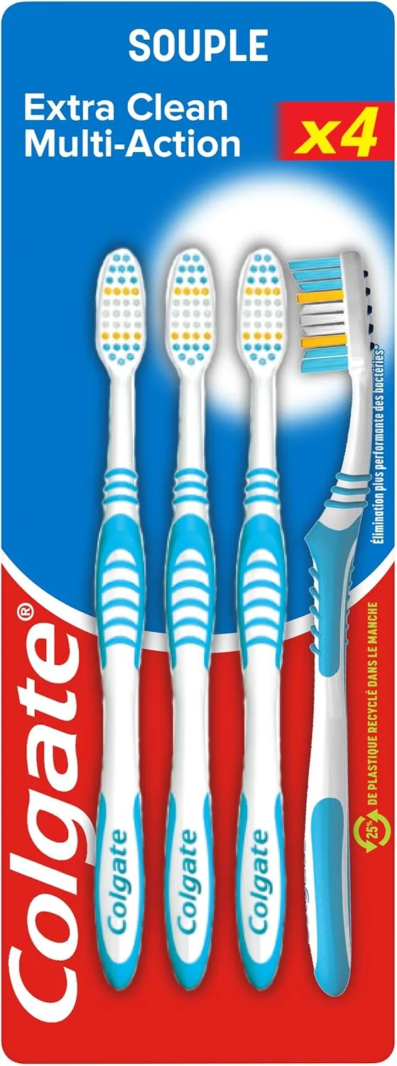 Colgate ▫️ Multi-Ação Flexível x4 - Embalagem de 4 unidades