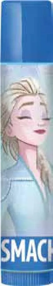 Lip Smacker ▫️ Coleção Disney Frozen – Bálsamo Labial Hidratante Infantil Disney Elsa – Hidratante para os lábios com sabor a framboesa azul do norte – Embalagem individual